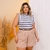 Conjunto Plus Size Blusa Muscle Tee + Short C Cinto 0482 na internet