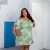Vestido Plus Size Estampado Ciganinha Elastec 0593 - Bellucy Modas