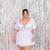 Macaquinho Plus Size Feminino Short Saia Aberto Cintura 0439