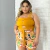 Imagem do Conjunto Plus Size Feminino Cropped Short Estampado 1831
