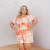 Macaquinho Estampado Elastec Plus Size Feminino 0611