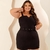 Macaquinho Feminino Plus Size Short Saia Com Cinto 44 ao 48 0177