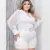 Macaquinho Feminino Plus Size Detalhes Com Tule e Cinto - Bellucy Modas