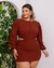 Macaquinho Plus Size Feminino Short Saia Aberto Lateral 0318 - comprar online
