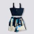 Imagem do Conjunto Plus Size Feminino Cropped Short Estampado 1831