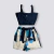 Conjunto Plus Size Feminino Cropped Short Estampado 1831 - Bellucy Modas