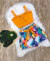 Conjunto Plus Size Feminino Cropped Short Estampado 1831 - Bellucy Modas
