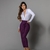 Conjunto Feminino Bory Body manga Longa Calça Xadrez 36 ao 42