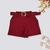 Short Plus Size Liso Com Cinto Removível 0240 - Bellucy Modas