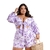 Conjunto Plus Size Estampado Croped Manga Longa + Short 0567 na internet