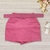 Short Saia Plus Size Frente e Costas/trás com Cinto e Bolso 0071 - comprar online