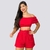 Conjunto Feminino Cropped Ciganinha Short Com Cinto 0266
