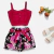 Imagem do Conjunto Plus Size Feminino Cropped Short Estampado 1831