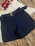 Shorts Plus Size com Cinto Cintura alta GG 2189 - loja online