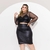 Conjunto Plus Size 3 Peças Saia Top e Cropped 48 ao 52 - Bellucy Modas