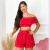 Conjunto Feminino Cropped Ciganinha Short Com Cinto 0266