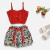 Conjunto Plus Size Feminino Cropped Short Estampado 1831 - Bellucy Modas