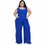 Macacão Plus Size Feminino Pantalona Fenda Lateral Com Cinto 0380 - Bellucy Modas