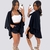 Conjunto Feminino Kimono e Short Liso M e G - Bellucy Modas