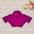 Cropped Feminino Manguinha com botão Moda Feminina na internet