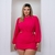 Macaquinho Plus Size Feminino Short Saia Aberto Lateral 0318 - loja online