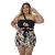 Conjunto Plus Size Cropped Decote + Short Saia 0509 - loja online
