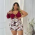 Imagem do Conjunto Plus Size Shorts Saia Cropped 1 Manga C Argola 0508