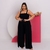 Macacão Plus Size Feminino Pantalona Fenda 0506 - comprar online