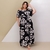 Vestido Longo Plus Size Ciganinha Elastec Na Cintura 0519
