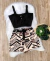 Imagem do Conjunto Plus Size Feminino Cropped Short Estampado 1831