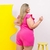 Imagem do Macaquinho Plus Size Feminino Amarrar Plus 48 ao 52