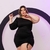 Vestido Plus Size Feminino Justo com Cordão 1 Manga 48 ao 52 0057 na internet