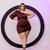 Vestido Plus Size Feminino Justo com Cordão 1 Manga 48 ao 52 0057 - comprar online