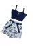 Conjunto Plus Size Feminino Cropped Short Estampado 1831