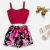 Imagem do Conjunto Plus Size Feminino Cropped Short Estampado 1831