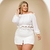 Conjunto Plus Size Feminino Ciganinha e Short Saia Com Cinto 0367 - loja online