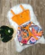 Conjunto Plus Size Feminino Cropped Short Estampado 1831