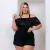 Macaquinho Plus Size Babado Paetê Roupas Femininas 48 ao 52 - loja online