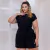 Imagem do Macaquinho Plus Size Feminino c Botões e Faixa na Cintura