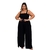 Macacão Plus Size Feminino Pantalona Fenda 0506 - Bellucy Modas