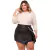 Imagem do Conjunto Plus size Blusa Manga Longa + Shorts Saia Corrente 0503