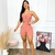 Conjunto Feminino Alfaiataria Cropped Corset + Short Cinto na internet