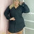 Vestido Chemise Plus Size Camisa Manga Longa de Botões 0250 na internet