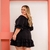 Vestido Plus Size Feminino Ciganinha Rodado Com Babado na internet