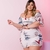 Vestido Feminino Moda Plus Size Estampado Ciganinha 48 ao 52 - loja online