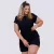 Macaquinho Plus Size Feminino c Botões e Faixa na Cintura - Bellucy Modas