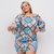 Vestido Feminino Plus Size Ciganinha Estampado de Fivela 0248 - loja online