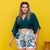 Imagem do Conjunto Feminino Plus Size Cropped Transpassado Short 0220