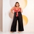 Conjunto Feminino Plus Size Calça Pantalona e Cropped 0254 - loja online