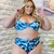 Biquíne Feminino Plus Size e M Cintura alta Com Bojo 0253
